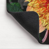 Dahlia Sandia Brocade #1 Mouse Pad Mousepad (Ecke)
