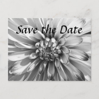 Dahlia Save the Date Ankündigungspostkarte