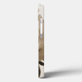 Dahlia sepia print Case-Mate iPhone hülle (Rückseite / Links)