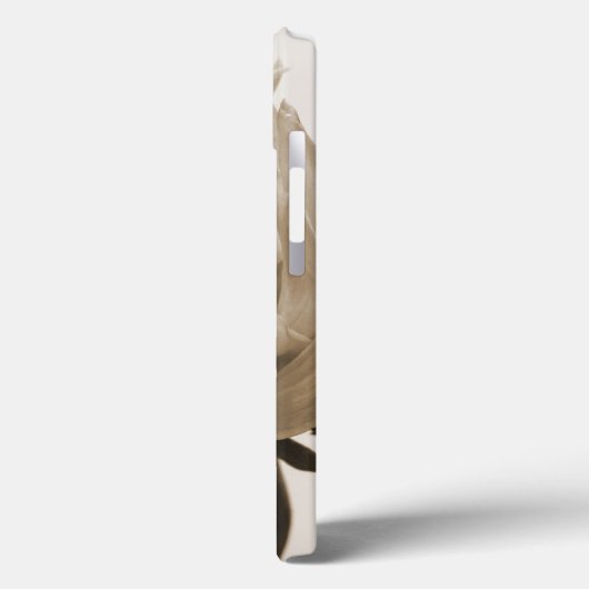 Dahlia sepia print Case-Mate iPhone hülle (Rückseite / Links)