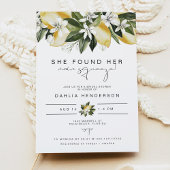 DAHLIA Summer Lemon Main Squeeze Brautparty Einladung