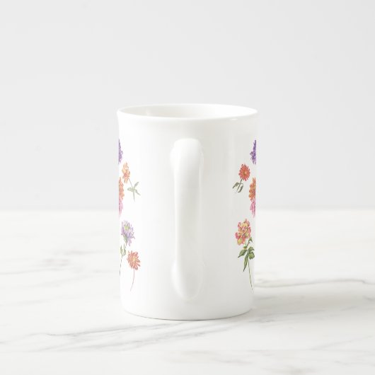 Dahlia-Tasse Porzellantasse (Rückseite)