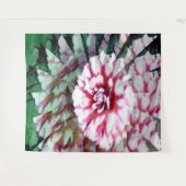 Dahlia twirl...... wandteppich (Vorderseite (Horizontal))