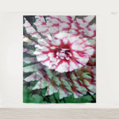 Dahlia twirl...... wandteppich (Vorderseite)