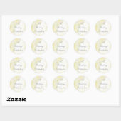 Dahlia Wedding Sticker (Blatt)