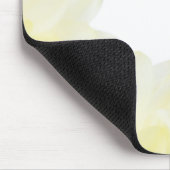 Dahlia White Blume Teacher Mousepad (Ecke)