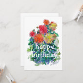 Dahlias #170310 karte (Vorderseite/Rückseite Beispiel)