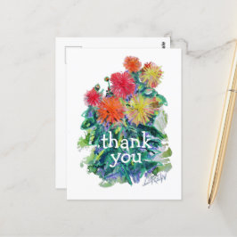 Dahlias #170310 postkarte
