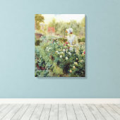 Dahlias, 1896 leinwanddruck (Insitu (Holzboden))
