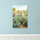 Dahlias, 1896 leinwanddruck (Insitu (Holzboden))