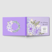 Dahlias Amethyst Wedding Gäestbook Gästebuch (Voll)