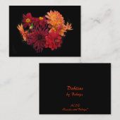 Dahlias ATC Visitenkarte (Vorne/Hinten)