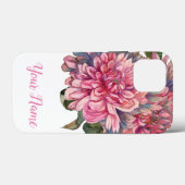 Dahlias-Blume Case-Mate iPhone Hülle (Rückseite (Horizontal))