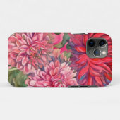 Dahlias-Blume Case-Mate iPhone Hülle (Rückseite (Horizontal))