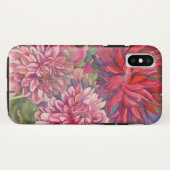 Dahlias-Blume Case-Mate iPhone Hülle (Rückseite (Horizontal))