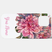 Dahlias-Blume Case-Mate iPhone Hülle (Rückseite (Horizontal))