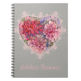 Dahlias-Blume Notizblock