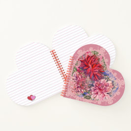 Dahlias-Blume Notizbuch