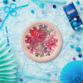 Dahlias-Blume Pappteller (Party)