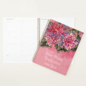 Dahlias Blume Rosa Wasserfarbe Planer (Anzeige)