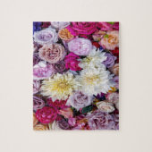 Dahlias Blume & Rose Jigsaw Puzzle (Vertikal)