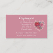 Dahlias-Blume Visitenkarte (Rückseite)