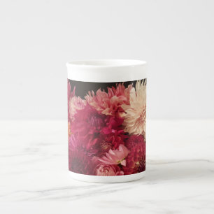 Dahlias Bone China Tee Tasse