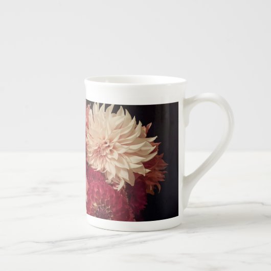 Dahlias Bone China Tee Tasse (Rechts)