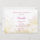 Dahlias Brautparty Einladung (Rückseite)