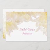 Dahlias Brautparty Einladung (Vorne/Hinten)