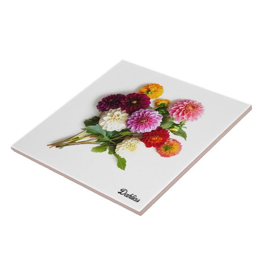 Dahlias Fliese (Seite)