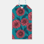 Dahlias Geschenkanhänger (Rückseite)