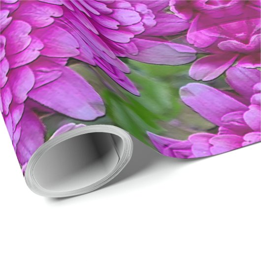 Dahlias....... Geschenkpapier (Rolleneckpunkt)