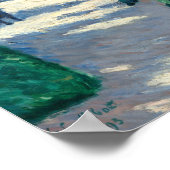 Dahlias - Gustave Caillebotte Kunst Poster (Ecke)