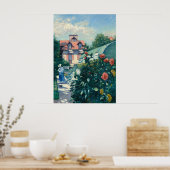 Dahlias - Gustave Caillebotte Kunst Poster (Küche)