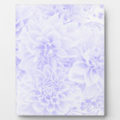 Dahlias in Blau Fotoplatte (Vorderseite)