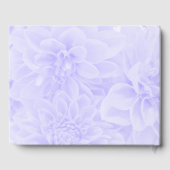 Dahlias in Blau Gästebuch (Rückseite)