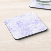 Dahlias in Blau Getränkeuntersetzer (Linke Seite)