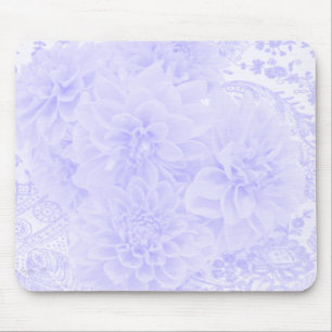 Dahlias in Blau Mousepad