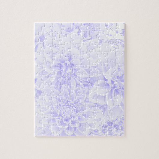 Dahlias in Blau Puzzle (Vertikal)