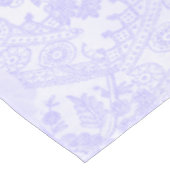 Dahlias in Blau Tischdecke (Schrägansicht)