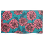 Dahlias Kissenbezug (Vorderseite-Links)