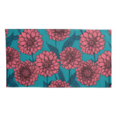 Dahlias Kissenbezug (Rückseite-Rechts)