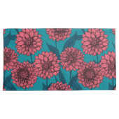 Dahlias Kissenbezug (Vorderseite-Rechts)