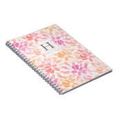 Dahlias Monogram Notizblock (Rechte Seite)