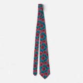 Dahlias Neck Tie Krawatte (Rückseite)