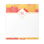 Dahlias Notizblock (Vorderseite)