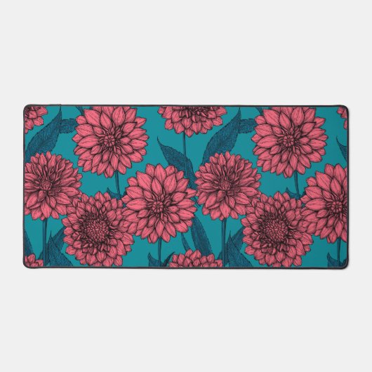 Dahlias Schreibtischunterlage (Vorderseite)