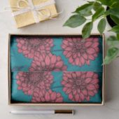 Dahlias Seidenpapier (Geschenk)