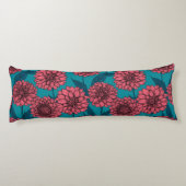 Dahlias Seitenschläferkissen (Rückseite)